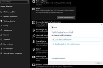 Windows 10 Power Troubleshooter