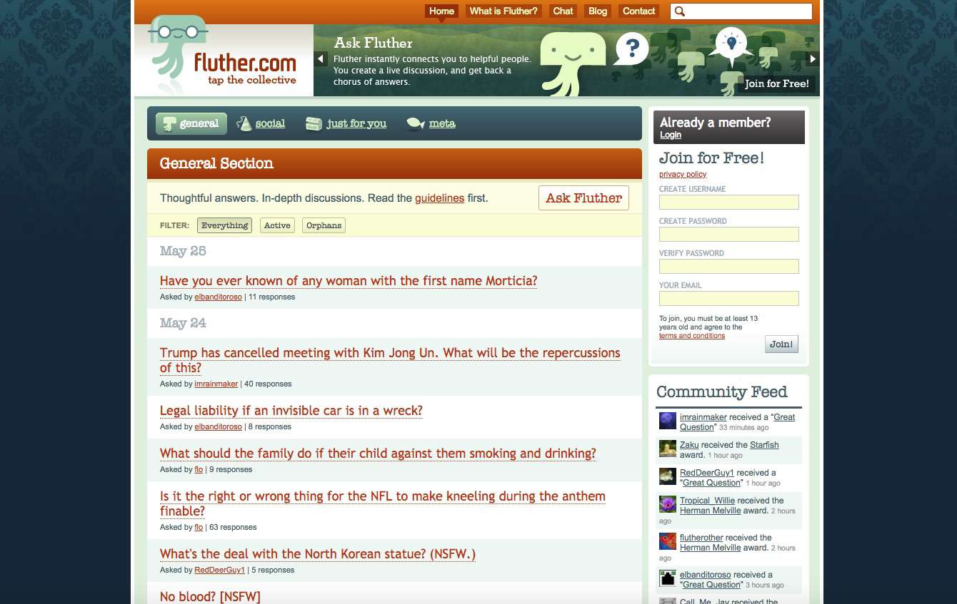 Fluther.com website