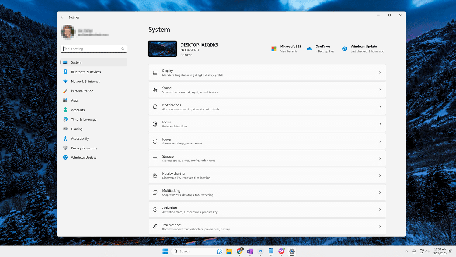 Windows 11 Settings