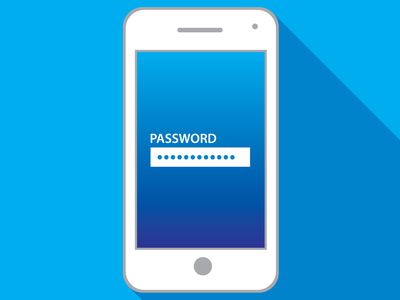 An account password on a smartphone.