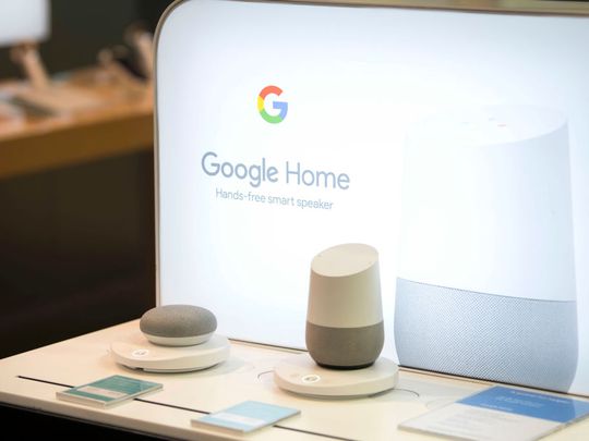 Images of Google Home devices