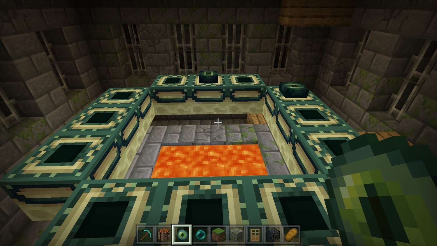 An inactive End Portal in Minecraft