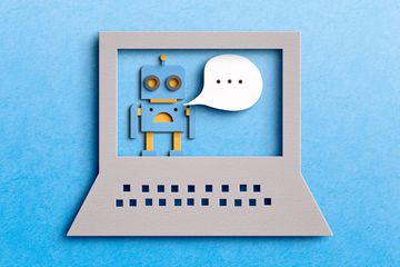 Artificial Intelligence Chatbot Concept