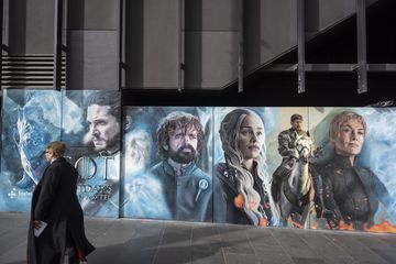 Game of Thrones advertisement in Melbourne