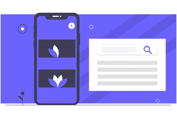 Mobile search illustration