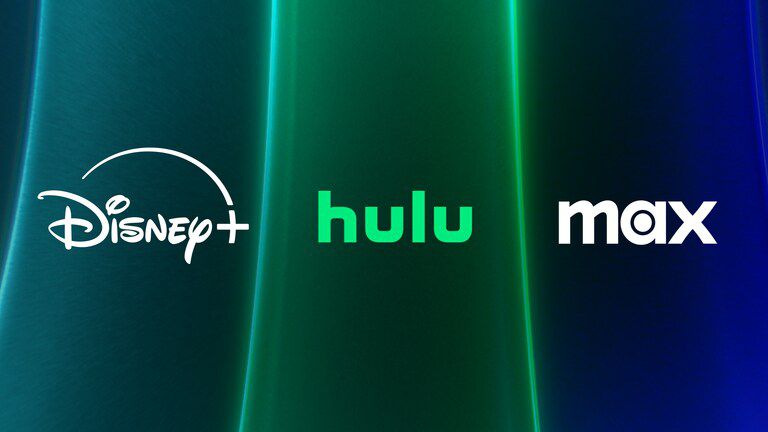 Disney+, Hulu, Max logos