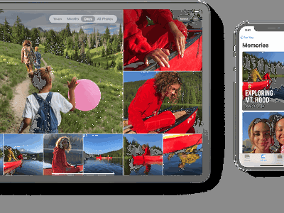 Apple iCloud photos on iPad and iPhone