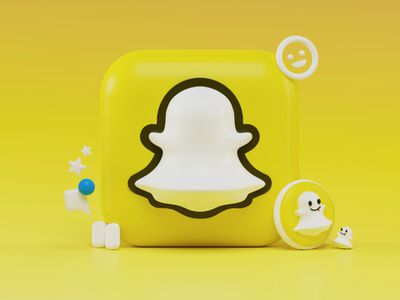 Snapchat 3D icon concept