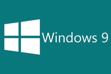 Picture of the Windows 9 logo (unofficial)