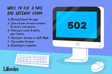 Ways to fix a 502 Bad Gateway error illustration