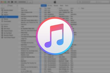 iTunes window with iTunes logo