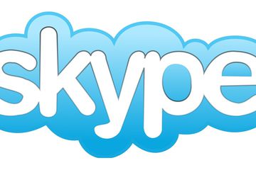 Skype logo.