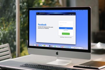 Facebook.com on an iMac