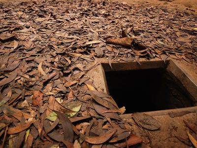 Cu Chi tunnel exit, Ho Chi Minh City, Vietnam