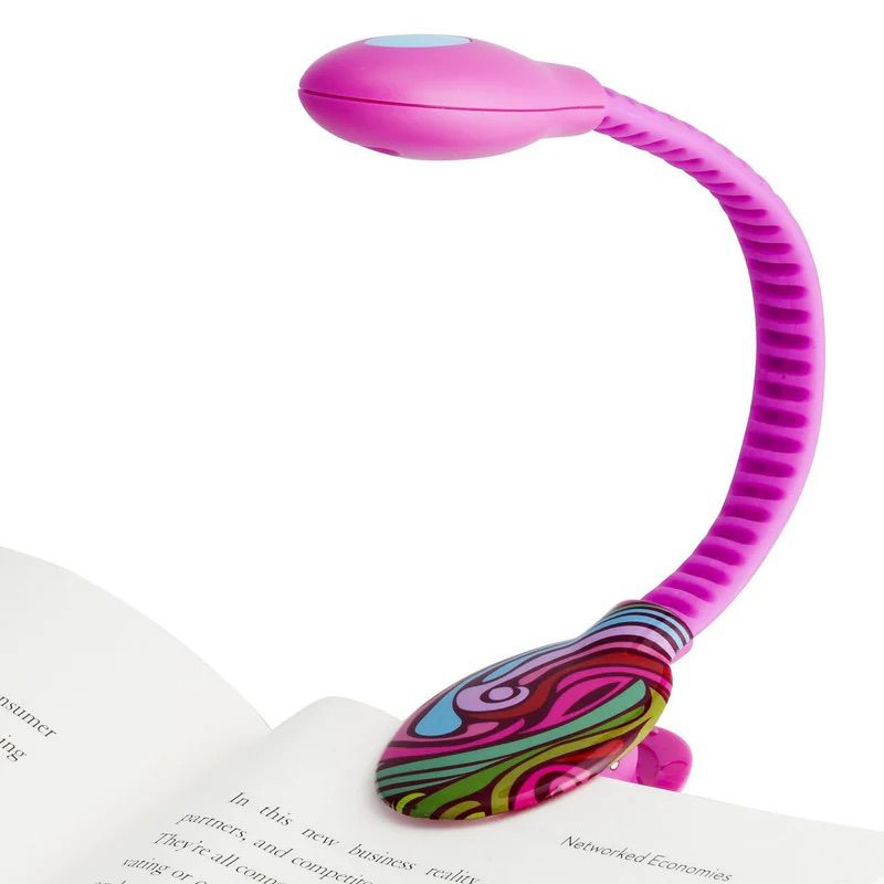 French Bull reading light in pink