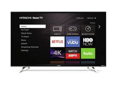 Hitachi 4K Ultra HD Roku TV Example