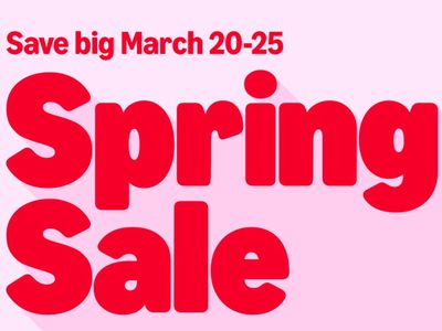 Amazon Big Spring Sale March 20-25.