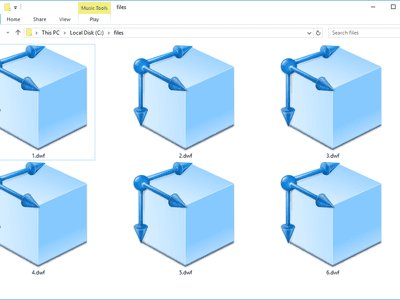 Several DWF files in Windows