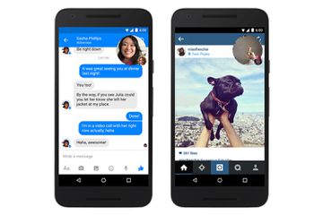 Facebook and Instagram on an Android phone