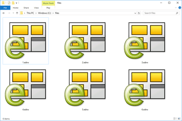 EDRW files in Windows 10 that open with eDrawings