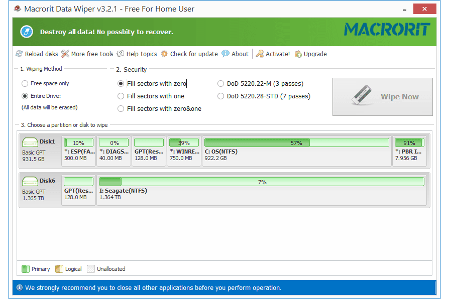 Macrorit Data Wiper v3.2.1