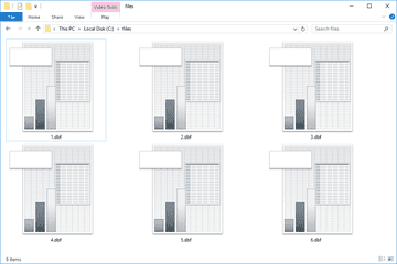 Screenshot of DBF Files