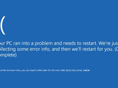 A Windows 10 Blue Screen of Death (BSOD)