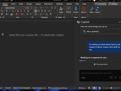 Using Copilot in Word in Microsoft 365.