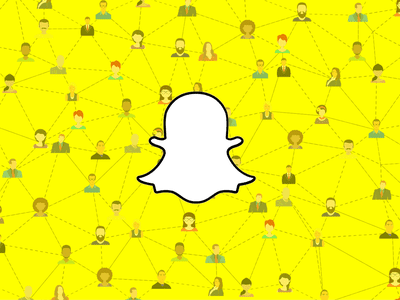 Snapchat icon with social media interactions