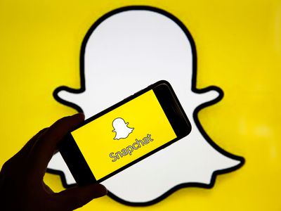 Snapchat logo and icon on phone