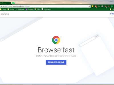 Chrome's landing page