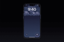 iPhone lock screen showing the Halide button