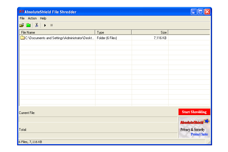 AbsoluteShield File Shredder