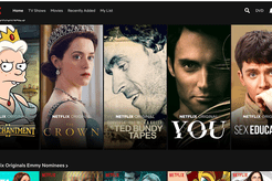 Netflix home page