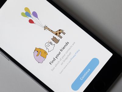 Snapchat app on a smartphone