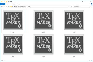 TEX files that open with Texmaker