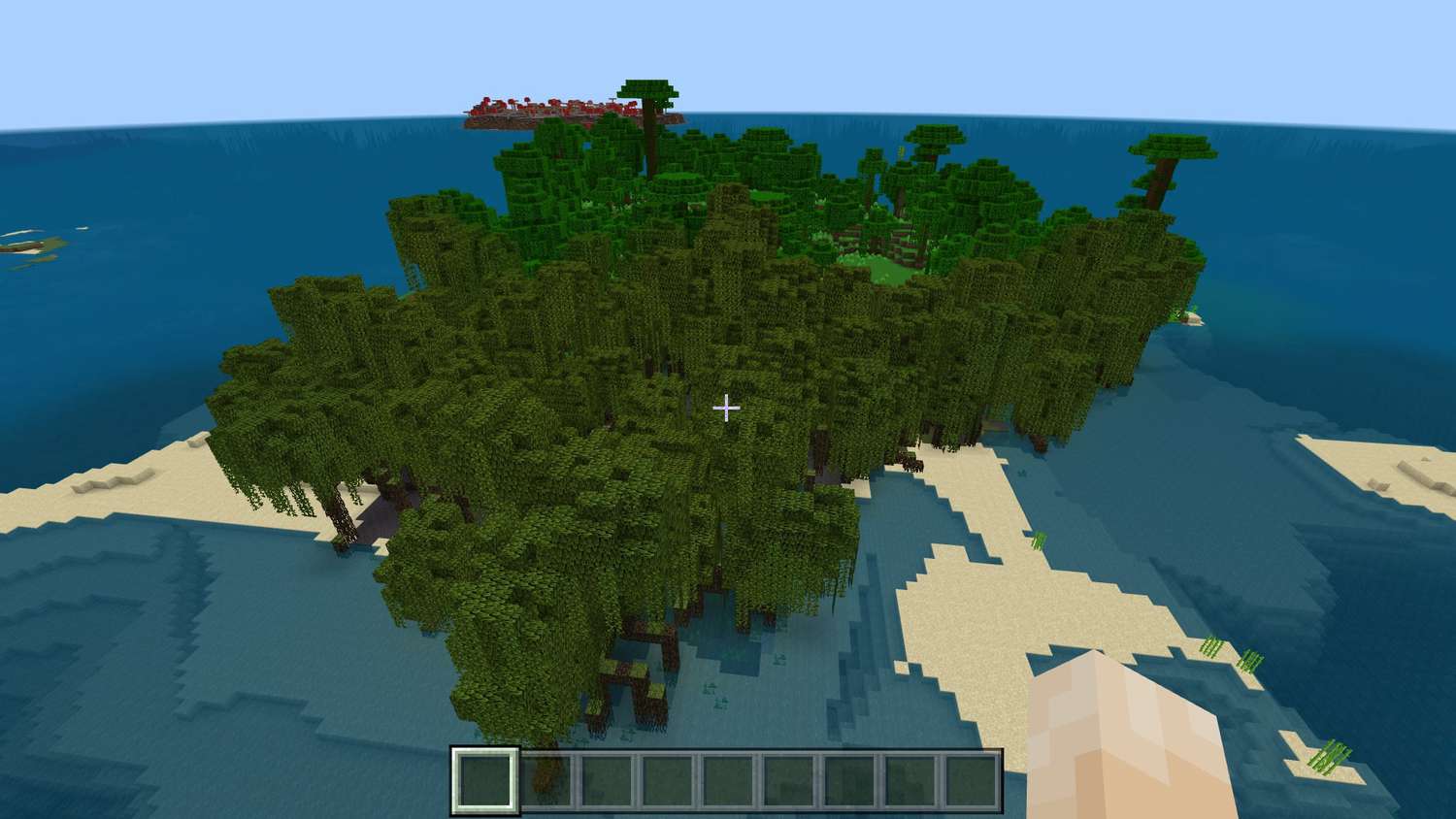 Mangrove and Jungle biome island seed in Minecraft