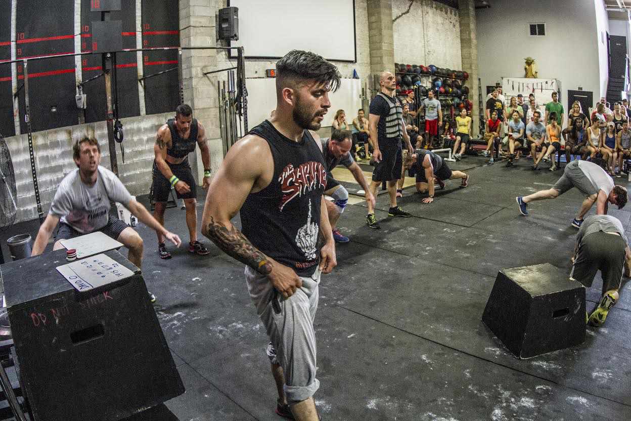 Crossfit Affiliate Owner David Osorio in his gym