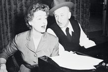 Bette Davis Singing with Jimmy Durante