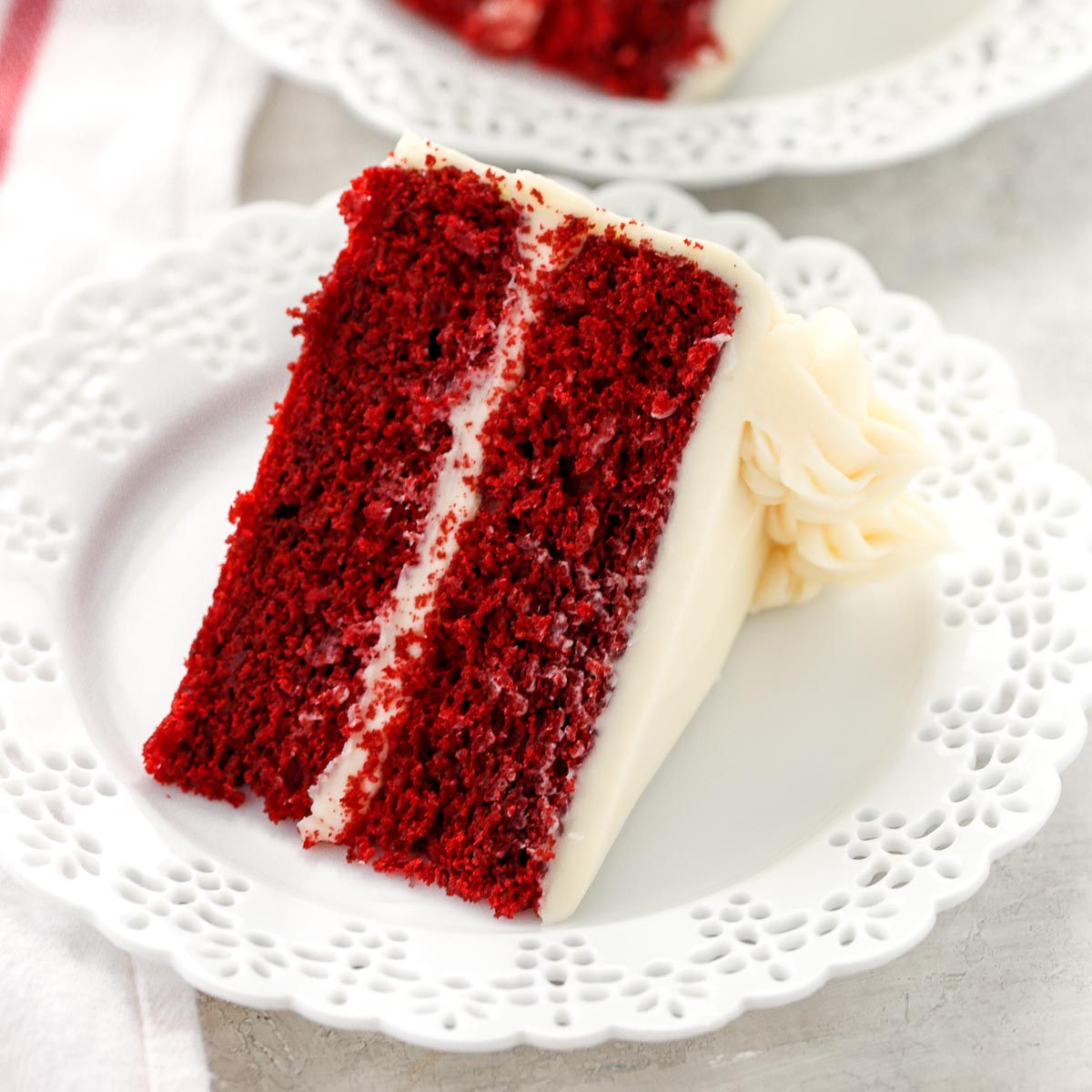 The Best Red Velvet Cake Live Well Bake Often A red velvet cake is instantly recognizable with its bright red color offset by a white cream cheese frosting. red velvet cake