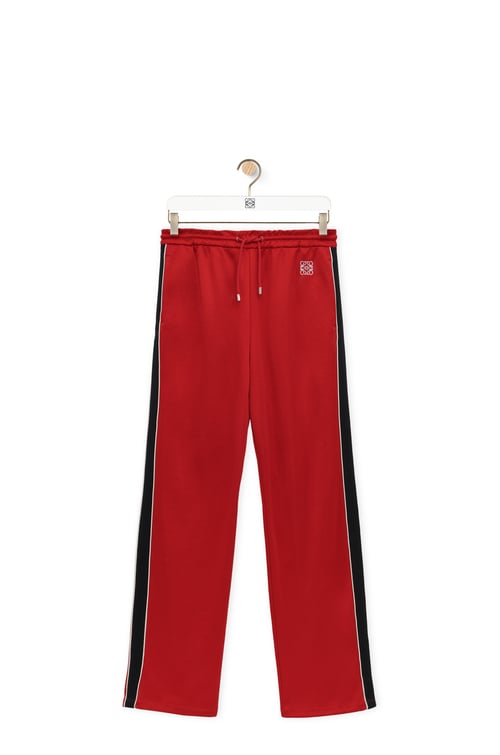 LOEWE Tracksuit trousers in technical jersey Dark Raspberry plp_rd