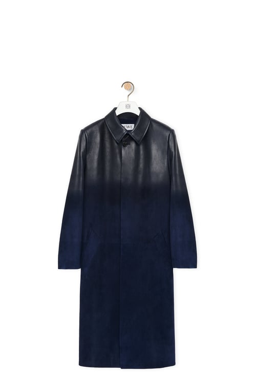 LOEWE Cappotto in nappa di agnello Blu Navy Scuro plp_rd