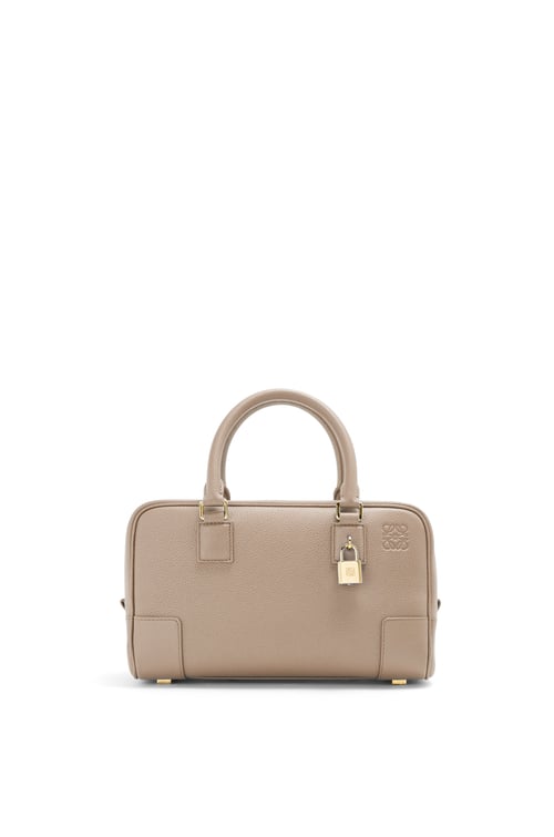 LOEWE Borsa Amazona 23 in morbida pelle di vitello granata Sabbia plp_rd