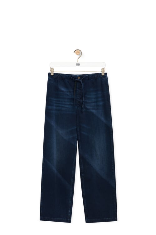 LOEWE Drawstring jeans in denim Washed Indigo plp_rd