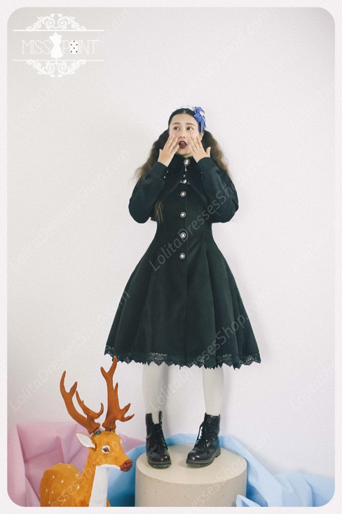 Sweet Woolen Countess Vintage Elegant Cloak Coat Lolita Suit