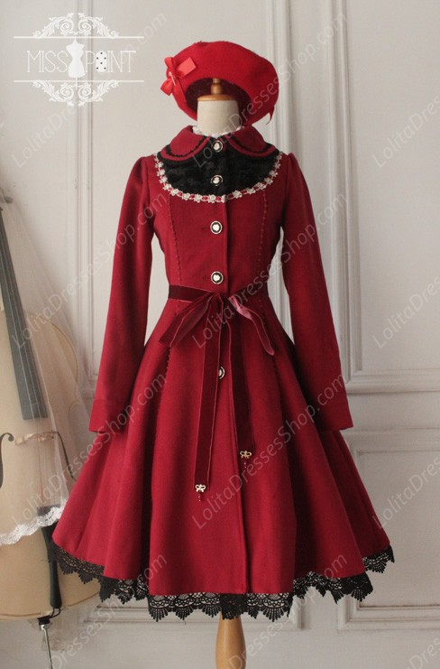 Sweet Woolen Countess Vintage Elegant Cloak Coat Lolita Suit