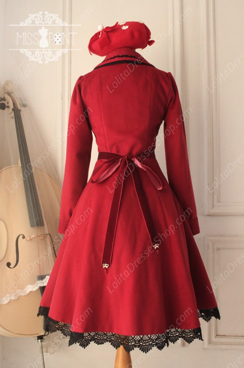 Sweet Woolen Countess Vintage Elegant Cloak Coat Lolita Suit