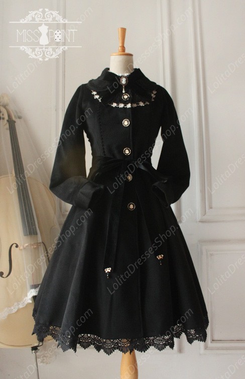 Sweet Woolen Countess Vintage Elegant Cloak Coat Lolita Suit