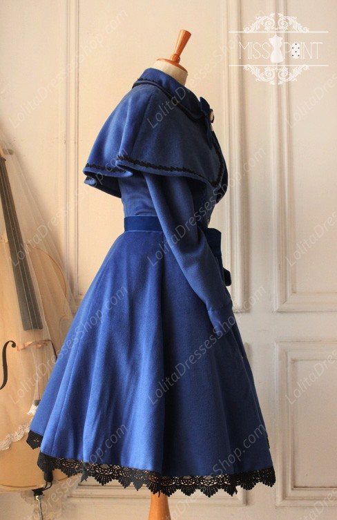 Sweet Woolen Countess Vintage Elegant Cloak Coat Lolita Suit