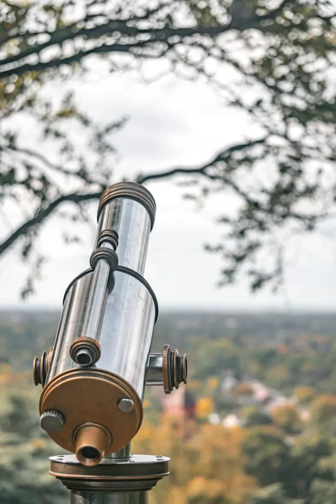 telescope on King Henry's Mound